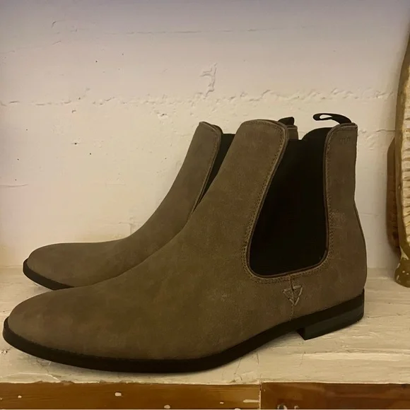 Guess 9 Men's Suede Tan Chelsea Boots - Picture 3 of 9